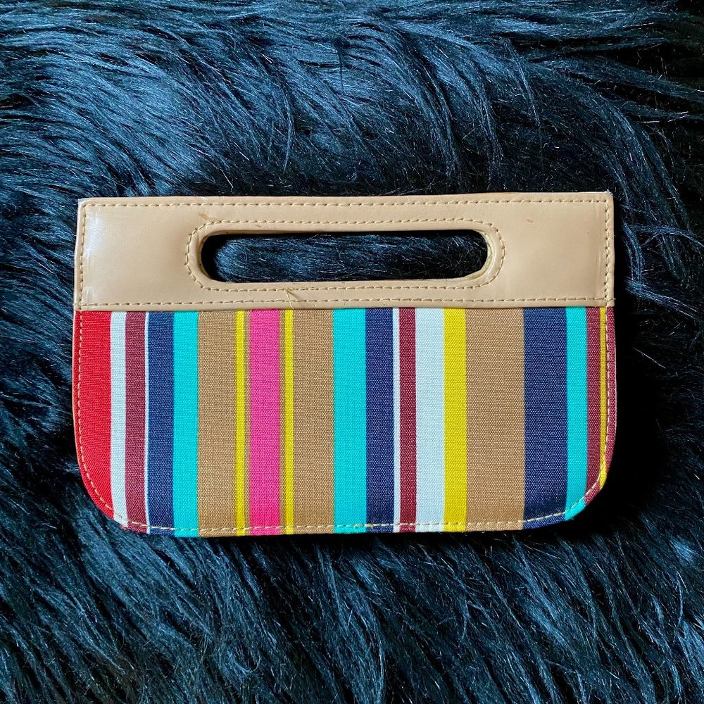 MINI STRIPE CLUTCH